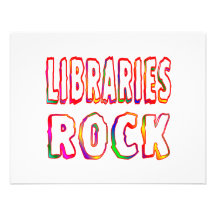 Libraries Rock Personalised Invitations