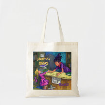 Library Check Out Book Bag