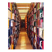 Library Stacks Postcards