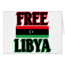 Libya - Free Libya  ليبيا الحرة Card