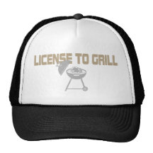 License To Grill Mesh Hat