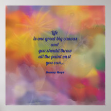 Life Canvas Poster