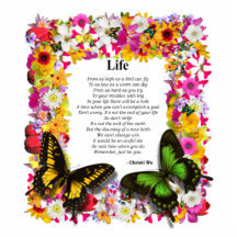 Life - Flower Garden 8X10 Acrylic Cut Out