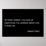 Life goes on print
