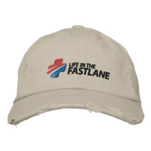 Life in the Fast Lane Cap Embroidered Hats
