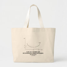 Life Is A Series Of Economies & Diseconomies Canvas Bag