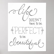 life is beautiful - hand drawn illustration sketch posters