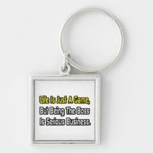 Life Is Just a Game .. Boss Keychains