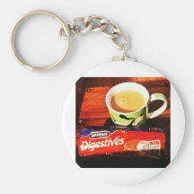 Life is like a dunking biscuit keychains