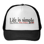 Life is Simple Hats