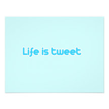 Life is tweet announcements