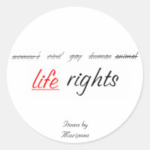life rights sticker