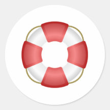 Life Saver Personal Flotation Device Sticker