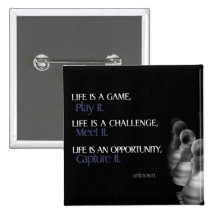 Life Success Inspirational Button