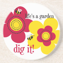 Life's A Garden Coaster