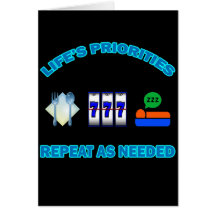 LIFE'S PRIORITIES CARDS