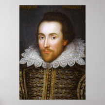 Lifetime Portrait of Shakespeare Print