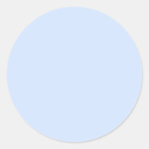 Light Baby Blue Round Stickers