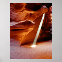 Light Beam Antelope Canyon Posters