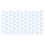 Light Blue and White Baby Stroller Pattern. Business Card