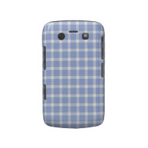Light Blue Gingham Check Blackberry Bold Case