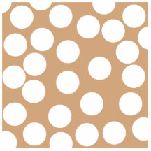 Light Brown and White Spot Pattern. Acrylic Cut Out