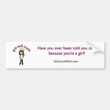 Light Chef Girl Bumper Stickers