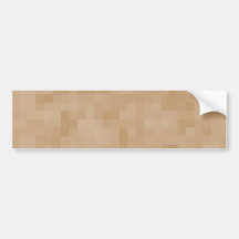 Light Coffee Brown Colour Abstract Pattern. Bumper Stickers