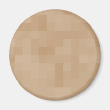 Light Coffee Brown Colour Abstract Pattern. Fridge Magnets