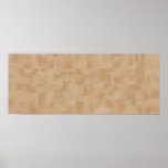 Light Coffee Brown Colour Abstract Pattern. Posters