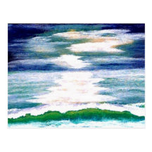 Light Dance on the Sea CricketDiane Ocean Art Postcards