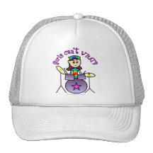 Light Drummer Girl Hat