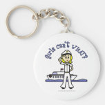 Light Female Captain Key Chain