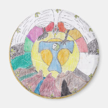 Light Fridge Magnet