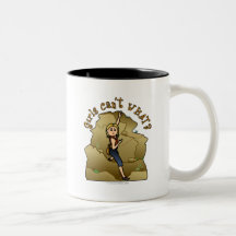 Light Girl Rock Climber Mug