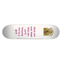 Light Girl Rock Climber Skate Deck