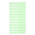 Light green and white squiggle pattern. photo cards