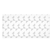 Light Grey and White Geometric Abstract Pattern. Photo Greeting Card