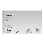 Light Grey and White Wavy Pattern. business cards