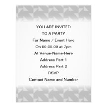 Light Grey Geometric Abstract Pattern. Invitation
