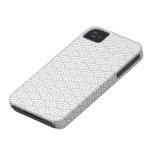 Light grey Japaneese abstract wave pattern case iPhone 4 Cover