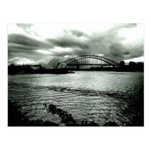 Light over the harbour post cards