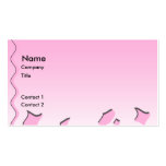 Light Pink and White Wavy Pattern. business cards
