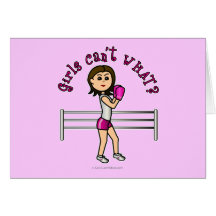 Light Pink Boxer Greeting Cards