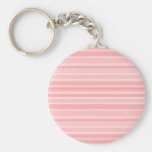 Light Pink Stripes Keychains