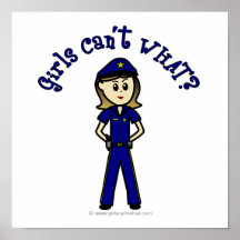 Light Police Officer Poster