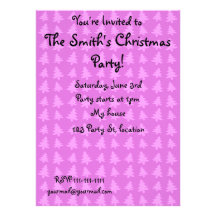Light purple christmas tree pattern announcement