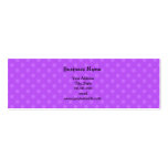 Light purple polka dots pattern business card