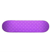 Light purple polka dots skateboard decks