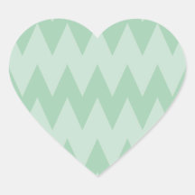 Light Sage Green Zigzags. Stickers